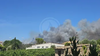 Incendie à Oupia - Hérault - 1 juillet 2026 - Feux de forêts et d'espaces naturels