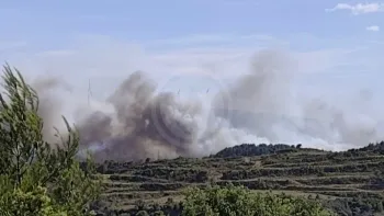Incendie à Oupia - Hérault - 1 juillet 2026 - Feux de forêts et d'espaces naturels