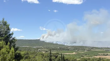 Incendie à Oupia - Hérault - 1 juillet 2026 - Feux de forêts et d'espaces naturels