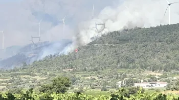 Incendie à Oupia - Hérault - 1 juillet 2026 - Feux de forêts et d'espaces naturels