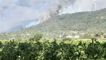 Incendie à Oupia - Hérault - 1 juillet 2026 - Feux de forêts et d'espaces naturels