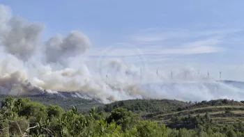 Incendie à Oupia - Hérault - 1 juillet 2026 - Feux de forêts et d'espaces naturels