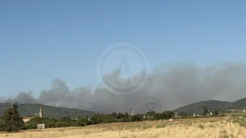 Incendie à Oupia - Hérault - 1 juillet 2026 - Feux de forêts et d'espaces naturels