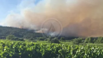 Incendie à Oupia - Hérault - 1 juillet 2026 - Feux de forêts et d'espaces naturels