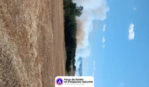 Incendie à Cordelle (42) : les pompiers interviennent