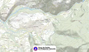 Incendie à Guillestre (05) : les pompiers interviennent