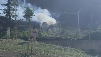 Incendie à Rochemaure - Ardèche - 1 juillet 2026 - Feux de forêts et d'espaces naturels