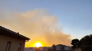 Incendie à Rognac - Bouches-du-Rhône - 1 juillet 2026 - Feux de forêts et d'espaces naturels