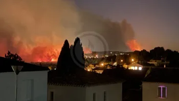 Incendie à Rognac - Bouches-du-Rhône - 1 juillet 2026 - Feux de forêts et d'espaces naturels