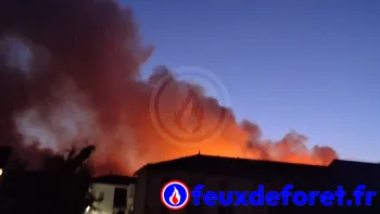 Incendie à Lançon-Provence - Bouches-du-Rhône - 1 juillet 2026 - Feux de forêts et d'espaces naturels