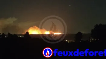 Incendie à Lançon-Provence - Bouches-du-Rhône - 1 juillet 2026 - Feux de forêts et d'espaces naturels