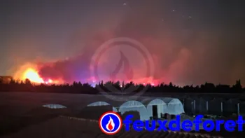 Incendie à Lançon-Provence - Bouches-du-Rhône - 1 juillet 2026 - Feux de forêts et d'espaces naturels