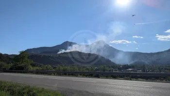 Incendie à Castellane - Alpes-de-Haute-Provence - 2 juillet 2026 - Feux de forêts et d'espaces naturels