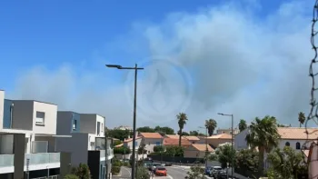 Incendie à Canet-en-Roussillon - Pyrénées-Orientales - 2 juillet 2026 - Feux de forêts et d'espaces naturels
