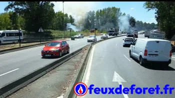 Incendie à Bordeaux - Gironde - 2 juillet 2026 - Feux de forêts et d'espaces naturels