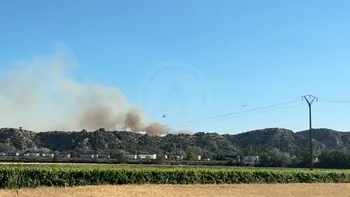Incendie à Roquemaure - Gard - 2 juillet 2026 - Feux de forêts et d'espaces naturels