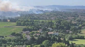 Incendie à Roquemaure - Gard - 2 juillet 2026 - Feux de forêts et d'espaces naturels