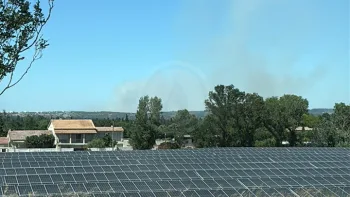 Incendie à Roquemaure - Gard - 2 juillet 2026 - Feux de forêts et d'espaces naturels
