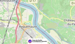 Incendie à Roquemaure (30) : les pompiers interviennent