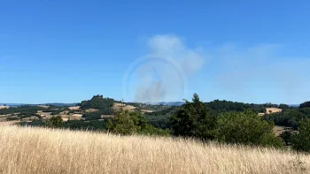 Incendie à Trézioux - Puy-de-Dôme - 2 juillet 2026 - Feux de forêts et d'espaces naturels