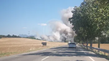 Incendie à Upie - Drôme - 2 juillet 2026 - Feux de forêts et d'espaces naturels
