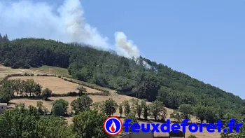 Incendie à Chanteuges - Haute-Loire - 2 juillet 2026 - Feux de forêts et d'espaces naturels