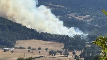 Incendie à Chanteuges - Haute-Loire - 2 juillet 2026 - Feux de forêts et d'espaces naturels