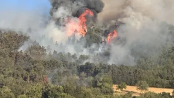 Incendie à Chanteuges - Haute-Loire - 2 juillet 2026 - Feux de forêts et d'espaces naturels