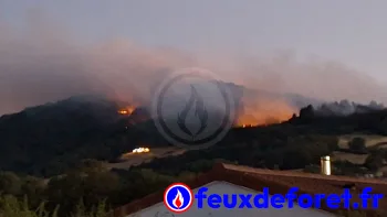 Incendie à Chanteuges - Haute-Loire - 2 juillet 2026 - Feux de forêts et d'espaces naturels