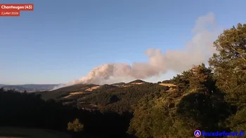 Incendie à Chanteuges - Haute-Loire - 2 juillet 2026 - Feux de forêts et d'espaces naturels