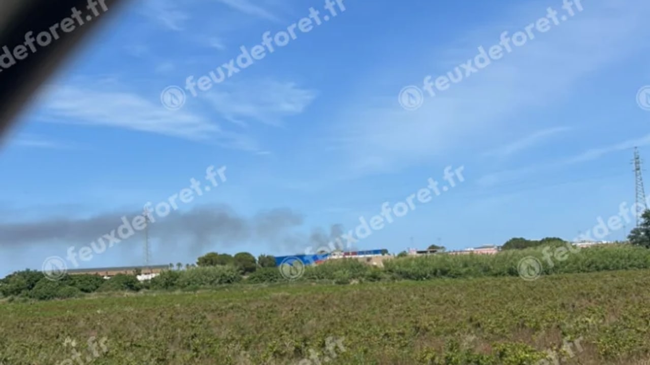 Incendie à Saint-Hippolyte - Pyrénées-Orientales - 6 juin 2026 - Feux de forêts et d'espaces naturels