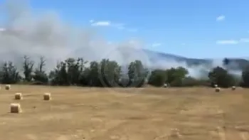 Incendie à Saint-Jean-du-Falga - Ariège - 2 juillet 2026 - Feux de forêts et d'espaces naturels