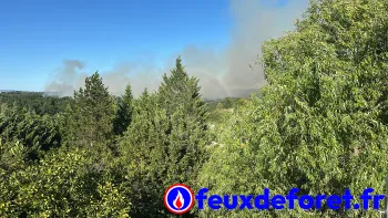 Incendie à Saint-Victor-de-Malcap - Gard - 2 juillet 2026 - Feux de forêts et d'espaces naturels