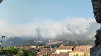 Incendie à Die - Drôme - 2 juillet 2026 - Feux de forêts et d'espaces naturels