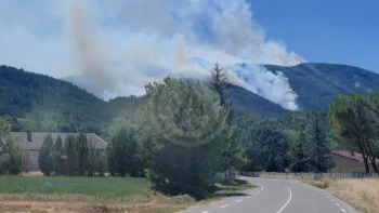 Incendie à Die - Drôme - 2 juillet 2026 - Feux de forêts et d'espaces naturels