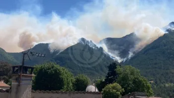 Incendie à Die - Drôme - 2 juillet 2026 - Feux de forêts et d'espaces naturels