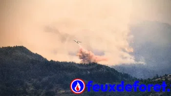 Incendie à Die - Drôme - 2 juillet 2026 - Feux de forêts et d'espaces naturels
