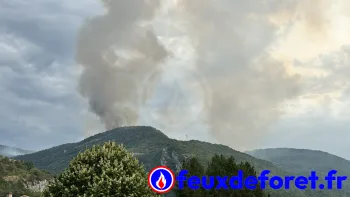 Incendie à Die - Drôme - 2 juillet 2026 - Feux de forêts et d'espaces naturels