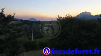 Incendie à Die - Drôme - 2 juillet 2026 - Feux de forêts et d'espaces naturels