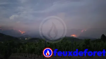 Incendie à Die - Drôme - 2 juillet 2026 - Feux de forêts et d'espaces naturels
