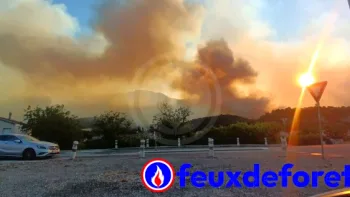 Incendie à Die - Drôme - 2 juillet 2026 - Feux de forêts et d'espaces naturels