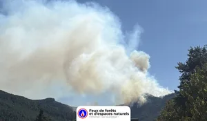 Incendie à Die (26) : les pompiers interviennent