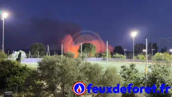 Incendie à Saint-Georges-d'Orques - Hérault - 2 juillet 2026 - Feux de forêts et d'espaces naturels