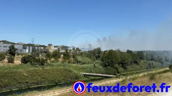 Incendie à Aramon - Gard - 3 juillet 2026 - Feux de forêts et d'espaces naturels