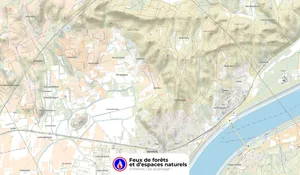 Incendie à Aramon (30) : les pompiers interviennent