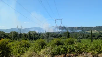 Incendie à Saint-Gervais - Gard - 3 juillet 2026 - Feux de forêts et d'espaces naturels