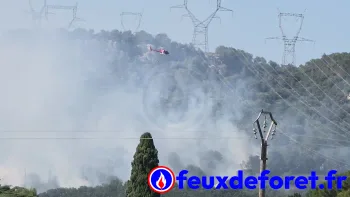 Incendie à Saint-Gervais - Gard - 3 juillet 2026 - Feux de forêts et d'espaces naturels
