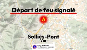 Incendie à Solliès-Pont (83) : le feu est éteint