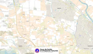 Incendie à Sauvian (34) : les pompiers interviennent