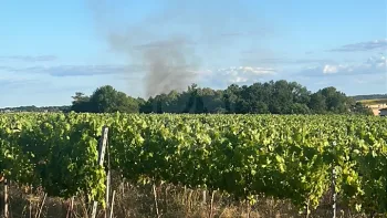 Incendie à Curac - Charente - 3 juillet 2026 - Feux de forêts et d'espaces naturels